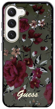 Панель Guess Flower Collection для Samsung Galaxy S23 Хакі (3666339117252)