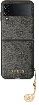 Etui plecki Guess 4G Charms Collection do Samsung Galaxy Z Flip 4 Grey (3666339100346)