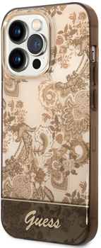 Панель Guess Porcelain Collection для Apple iPhone 14 Pro Max Охра (3666339090692)