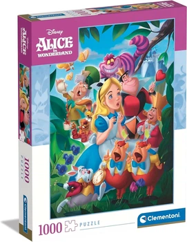 Пазл Clementoni Disney Alice in Wonderland Алиса в стране чудес 1000 шт. (39673)