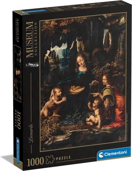 Пазл Clementoni Museum Collection Leonardo, The Virgin Of The Rocks Музейная коллекция Леонардо, Дева Скал 1000 шт. (39767)
