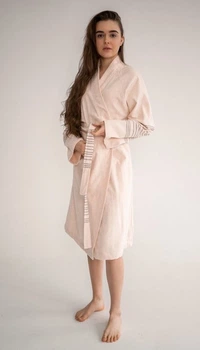 Халат махровый Irya. Serin pudra-L/XL