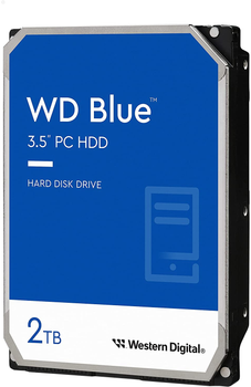 Жорсткий диск Western Digital Blue 2TB 5400rpm 64MB WD20EARZ 3.5" SATAIII