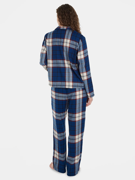 Piżama (koszula + spodnie) Tommy Hilfiger UW0UW03961 M Granatowa (8720645402633)