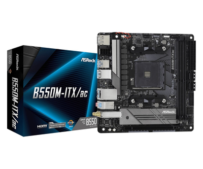 Материнская плата ASRock b550m-itx/ac0 (amd b550, Socket am4, ddr4)