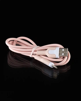 Кабель Lightning для iPhone DC (CL-12) розовый