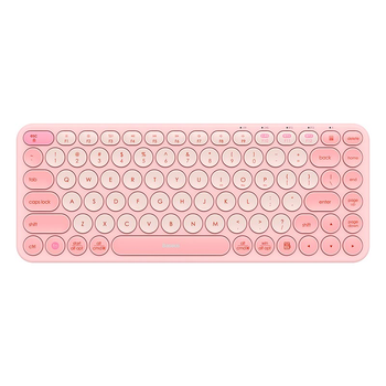 Клавиатура беспроводная Baseus K01A Wireless Tri-Mode Keyboard 2.4G/BT1+BT2 2xAAA Battery 84 клавиши pink (B00955503413-00)