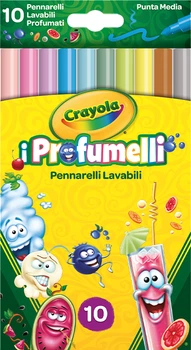 Набор фломастеров Crayola Silly Scents тонкая линия washable с ароматом х 10 шт (071662650711)