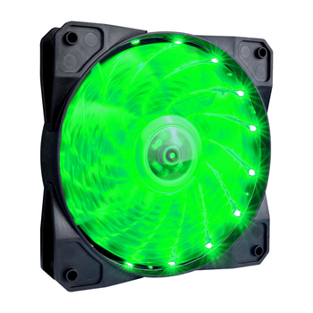 Вентилятор 1stPlayer A1-15LED Green Molex bulk