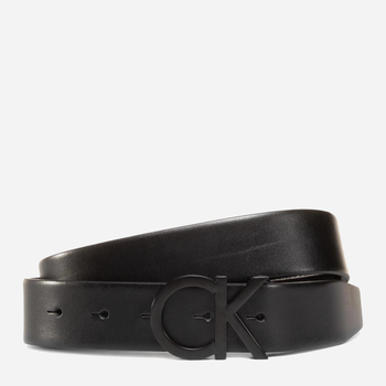 Ремінь чоловічий шкіряний Calvin Klein K50K505792 110 см Чорний (8719852999678)