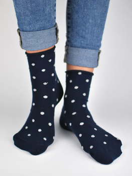 Жіночі шкарпетки Noviti SB015-W-02 39-42 Темно-сині (5905204304921)