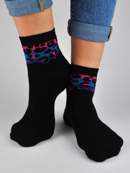Жіночі шкарпетки Noviti SB023-W-01 39-42 Чорні (5905204316535)