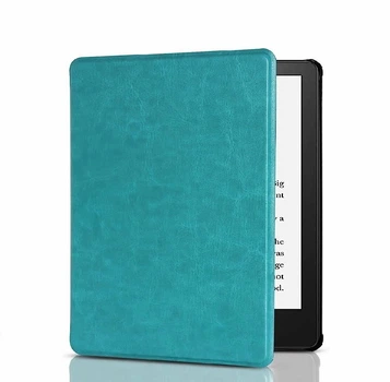 Чехол обложка для Amazon Kindle (M2L3EK) Paperwhite 5 11th Gen 6,8 дюймов Под кожу Автовключение Turquoise
