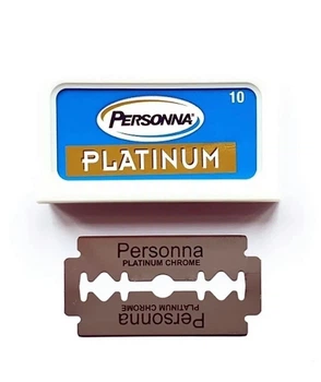 Лезвия Personna Platinum Blue Double Edge Razor Blade 10 шт