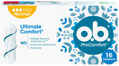 Tampony o.b. Pro Comfort Normal Tampons 16 szt (3574660240009)