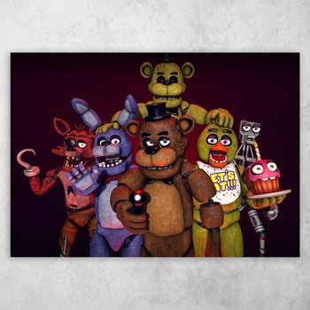 Плакат постер CupKit "Five Nights at Freddy's / Пять ночей с Фредди" №6 А4 21х29,7 см