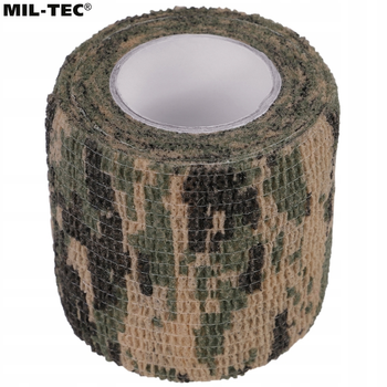 Стрічка військовопольова Mil-Tec Самоклеюча маскувальна Для зброї та спорядження Камуфляж