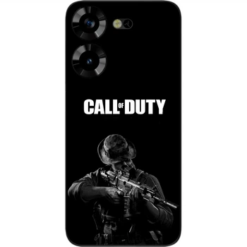 Силіконовий чохол SMTT для Tecno Pova 5 4G з малюнком Call of Duty