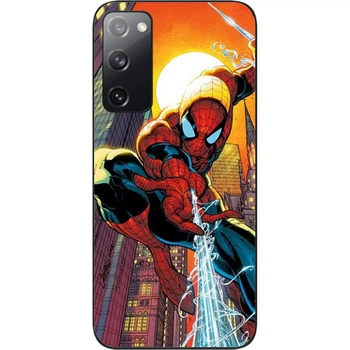 Силиконовый чехол SMTT для Samsung Galaxy S20 FE с картинкой Человек паук