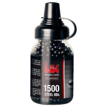 Кулі для пневматики Umarex Heckler & Koch Quality Steel BBs 4.5 мм 1500 шт Black (030745)