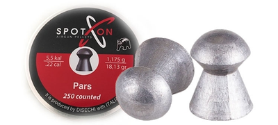 Кулі для пневматики Spoton PARS 1.175 гр кал.5.5 мм 250шт (050851)