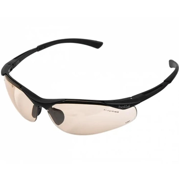 Тактические очки для военных баллистические CONTOUR с линзами цвета Платинум для стрельбы (2703)