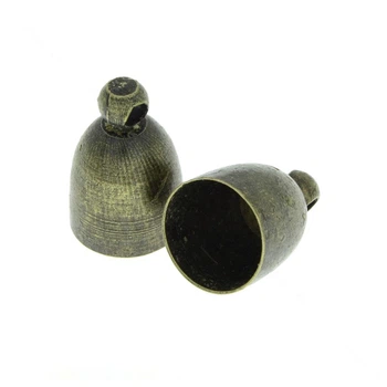 Колпачок металлический, 12х8 мм, Античная бронза, 1 шт (OBN-032345) Polimex