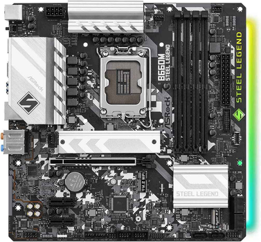 Материнська плата AsRock B660M Steel Legend (B660M STEEL LEGEND) (s1700, Intel B660, Micro-ATX)