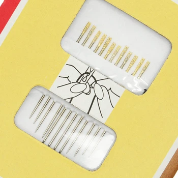 Набор иголок-легковдевателей NEEDLES, 12 шт, 1 набор (SEW-018987) Polimex