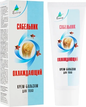 Крем-бальзам "Сабельник" охлаждающий - Эликсир 75ml (420083-58018)