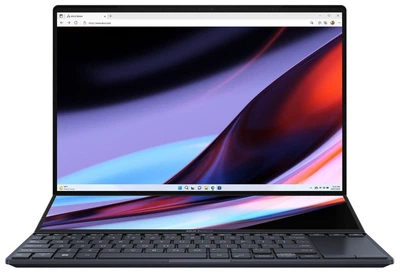 Ноутбук ASUS 14.5" Zenbook Pro 14 Duo OLED UX8402VU-P1059/Intel i9-13900H/32GB/2TBSSD/GF 4050-6/DOS/Black (UX8402VU-P1059)