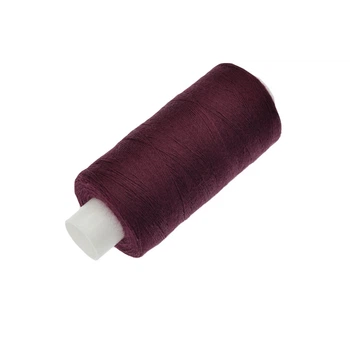 Нить полиэстеровая KIWI №40/2, col.123, Бордовая темная, 366 м (MUL-046697) Polimex