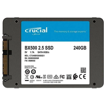 Накопичувач SSD Crucial Sata 2.5 240GB BX500 CT240BX500SSD1T 250 256 (CT240BX500SSD1T) Б/в