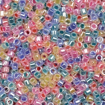 Бисер японский Miyuki Delica 11/0 DBmix115, Разноцветный, 3 г (BIS-049702)