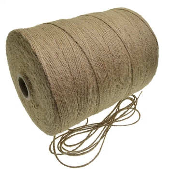 Джутовый шпагат (бечевка), 1,5 мм, 1 м (LEN-042185) Polimex