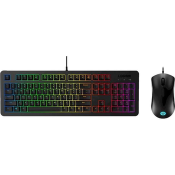 Комплект (Клавіатура та Миша) Lenovo Legion KM300 RGB UA USB Black (GX31L16652)