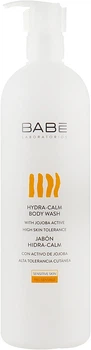 Зволожуючий гель для душу з маслом жожоба - Babe Laboratorios Hydra-Calm Body Wash 500ml.