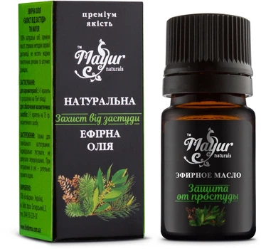 Суміш ефірних олій "Захист від застуди" натуральна - Mayur 5ml (552593-20490)