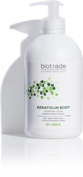 Увлажняющий лосьон с 8 % мочевины со смягчающим действием - Biotrade Keratolin Body Hydrating Lotion 400ml (433299-20286)