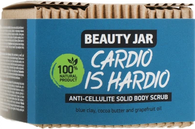 Твердий антицелюлітний скраб для тіла - Beauty Jar Cardio Is Hardio Anti-Cellulite Solid Body Scrub 100g (795954-31163176)