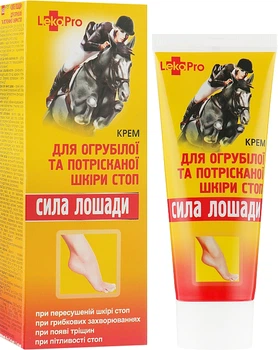 Крем "Сила лошади" для огрубевшей и потрескавшейся кожи стоп - LekoPro 75ml (126079-23694)