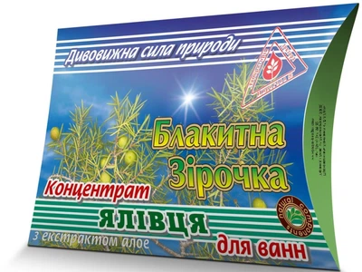 Концентрат можжевельника с экстрактом алоэ для ванн "Голубая звездочка" - Лаборатория Доктора Пирогова 450g (332849-39025)