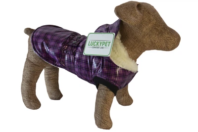 Lucky Pet Жилет Живчик для породы Мопс сиреневый M2 №1, 28 х 60 см