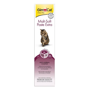 Паста для кошек GimCat Malt-Soft Extra для выведения шерсти, 200г