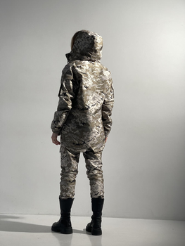 Зимний костюм 'Terra Hot' светлый пиксель женский + бафф хаки и перчатки 2XL