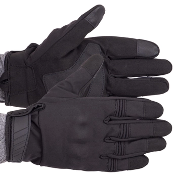 Перчатки тактичні із закритими пальцями Military Rangers BC-9878 Чорний розмір: XL