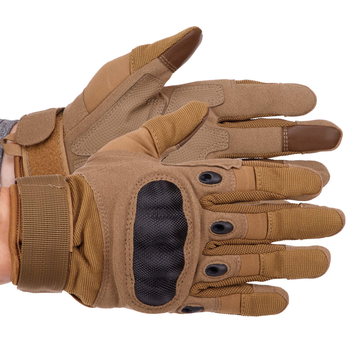 Перчатки тактические с закрытыми пальцами SP-Sport BC-8798 Колір: Хакі розмір: XL