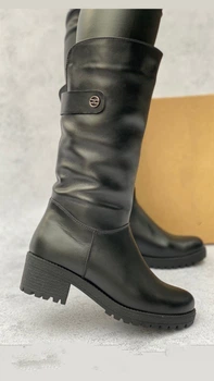Сапоги FOOT STEP 349 чк з Черный 40 25,5см