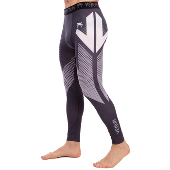 Штаны мужские компрессионные тайтсы мужские Venum 9612 размер 2XL (180-185 см) Black-Grey