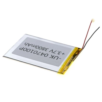 Аккумулятор литий-ионный UKC 0470100Р, 103*70*3 3800mAh 3.7V Серый
